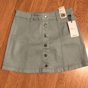 Forever 21 Skirt-Short Seafoam